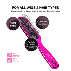 Red By Kiss Anti-Static & Anti-Frizz Mini Styling Wig Brush