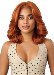 Outre Human Hair Blend 13X6 Lace Frontal Wig Perfect Hairline Nueblend - HHB-Body Wave 14"