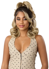 Outre Human Hair Blend 13X6 Lace Frontal Wig Perfect Hairline Nueblend - HHB-Body Wave 14"