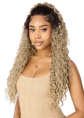 Outre Human Hair Blend 13X6 Lace Frontal Wig Perfect Hairline Nueblend - HHB-Peruvian Curls 26"