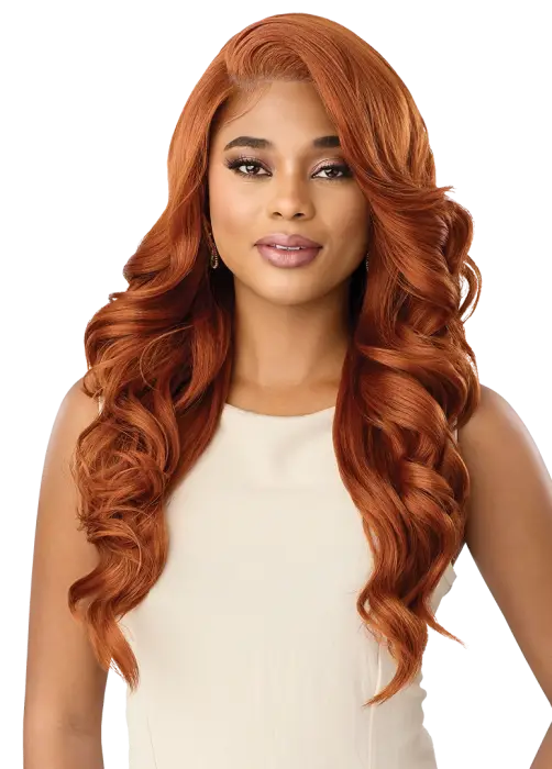 Outre Human Hair Blend 13X6 Lace Frontal Wig Perfect Hairline Nueblend  - HHB-Body Wave 24"