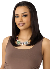 Outre Unprocessed Human Hair Half Wig Everroot - HH-Yaki Straight 18"