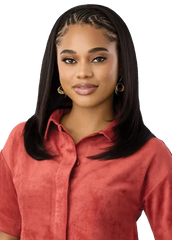 Outre Unprocessed Human Hair Half Wig Everroot - HH-Yaki Straight 18"