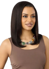 Outre Unprocessed Human Hair Half Wig Everroot - HH-Yaki Straight 18"