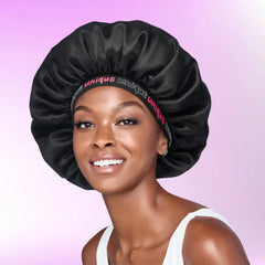 Red By Kiss Adjustable Fashion Hair Bonnet for Day & Night Hair Protection - HQ240 Unique
