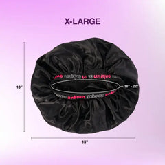 Red By Kiss Adjustable Fashion Hair Bonnet for Day & Night Hair Protection - HQ240 Unique