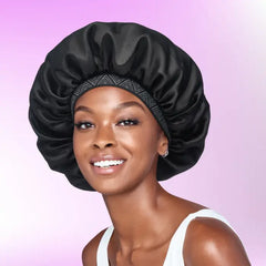 Red By Kiss Adjustable Fashion Hair Bonnet for Day & Night Hair Protection - HQ241 Aztec