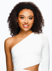 Vivica A Fox 100 % Unprocessed Virgin Remi Hair 3 In 1 Half Wig Black Rose - HW-412