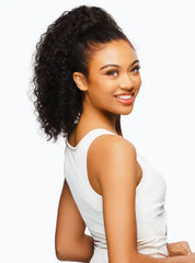 Vivica A Fox 100 % Unprocessed Virgin Remi Hair 3 In 1 Half Wig Black Rose - HW-412