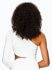 Vivica A Fox 100 % Unprocessed Virgin Remi Hair 3 In 1 Half Wig Black Rose - HW-412