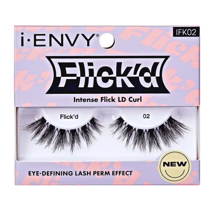 I ENVY 3D FLICK'D STRIP LASHES LD CURL IFK02