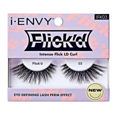 I ENVY 3D FLICK'D STRIP LASHES LD CURL IFK03