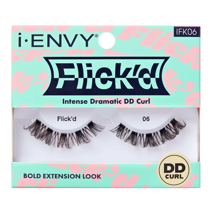 I ENVY 3D FLICK'D STRIP LASHES DD CURL IFK06