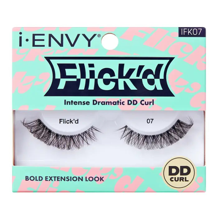I ENVY 3D FLICK'D STRIP LASHES DD CURL IFK07