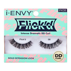 I ENVY 3D FLICK'D STRIP LASHES DD CURL IFK08