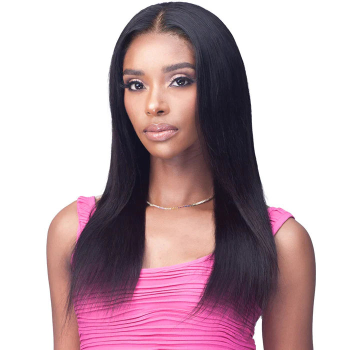 BOBBI BOSS 100% UNPROCESSED HUMAN HAIR 13x4 PRE-PLUCKED HD LACE FRONT WIG IMANI 22"