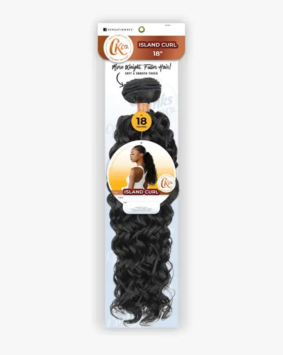 Sensationnel Curls Kinks & Co Synthetic Weave - Island Curl 18-26"