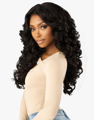 Sensationnel Glueless Lace wig Curls Kinks N Co Kinky Edges 13X6 - Kinky Body Wave 24"