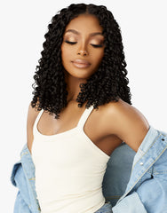 Sensationnel Glueless Lace wig Curls Kinks N Co Kinky Edges Y-PART - Kinky Burmess curl 16"