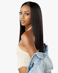 SENSATIONNEL CURLS KINKS N CO KINKY EDGES Y-PART KINKY SILK PRESSED 18"