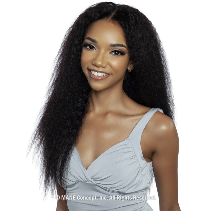 MANE CONCEPT PRISTINE MICRO CROCHET 100% HUMAN HAIR PRE-LOOPED BRAID KINKY STRAIGHT 18"