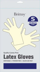 DREAM WORLD GLOVES LATEX 10PC SMALL IVORY