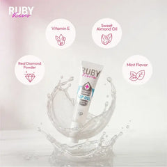 Ruby Kiss Hydrating Clear Lip Oil Diamond Shimmer