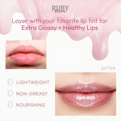 Ruby Kiss Hydrating Lip Oil Rosehip