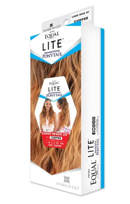 FREETRESS EQUAL LITE DRAWSTRING PONYTAIL LOOSE WAVE 28