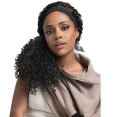 BOBBI BOSS SYNTHETIC ACTIVE HEADBNAD WIG M1017 HB JERRY CURL
