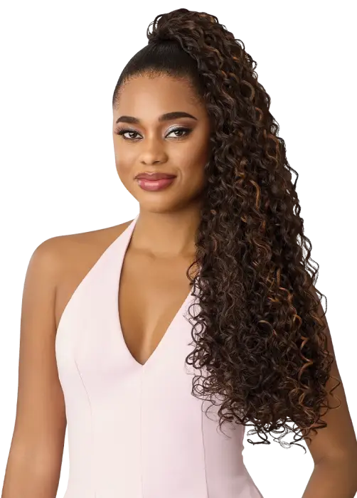 Outre Synthetic Drawstring Ponytail Pretty Quick - Marlow