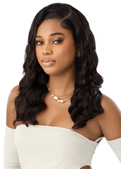 OUTRE MY TRESSES BLACK LABEL GLUELESS HD 13X5 LACEFRONTAL WIG HH VIRGIN LOOSE DEEP 20"