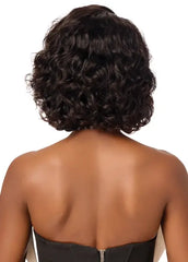 OUTRE MY TRESSES BLACK LABEL GLUELESS HD 13X4 LACEFRONTAL WIG HH VIRGIN WAVY BOB 12"