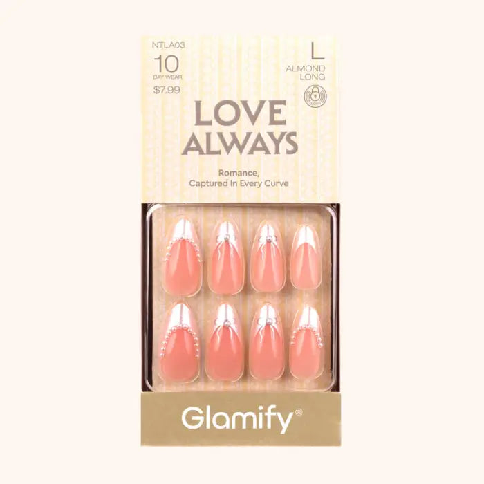 Absolute New York Love Always Press-On Nails - NTLA03 Almond Long