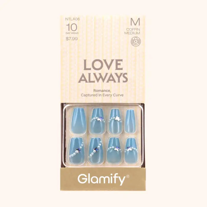 Absolute New York Love Always Press-On Nails - NTLA06 Coffin Medium