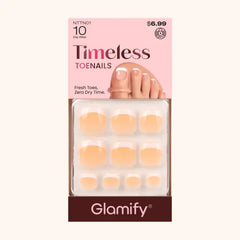 Absolute New York Timeless Toe Nails - NTTN01 Beige French