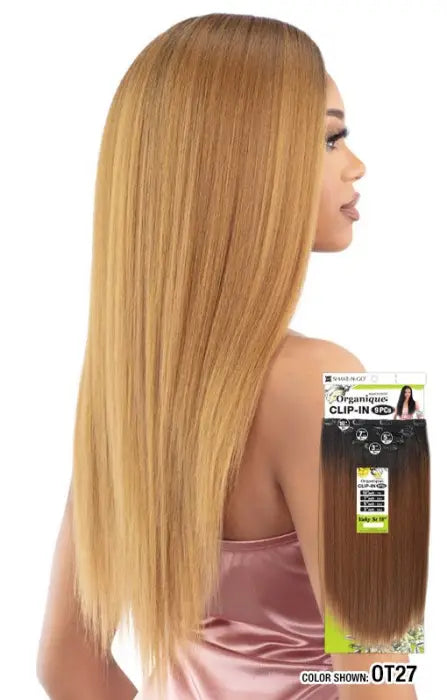 SHAKE N GO ORGANIQUE MASTERMIX 9PCS CLIP-IN YAKY STRAIGHT 18"