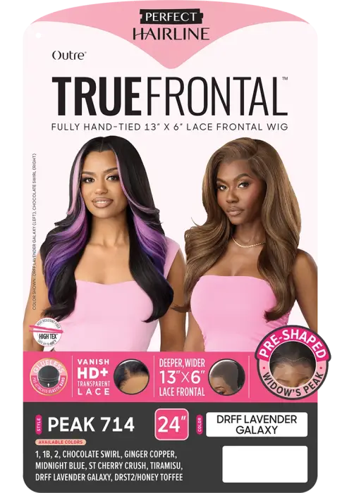 OUTRE PERFECT HAIRLINE TRUEFRONTAL 13X6 LACE FRONTAL WIG PEAK 714