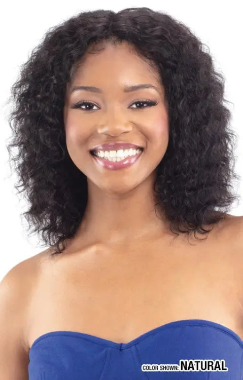 SHAKE N GO NAKED NATURE 100% HUMAN HAIR WET & WAVY HD LACE FRONT WIG PETAL