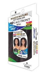 SHAKE N GO NAKED NATURE 100% HUMAN HAIR WET & WAVY HD LACE FRONT WIG PETAL