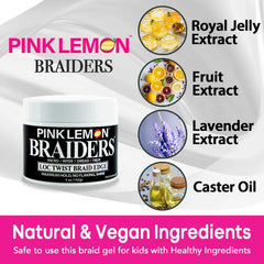 BELLATIQUE PINKLEMON BRAIDERS LOC TWIST BRAID EDGE GEL 5oz-10oz