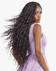 SENSATIONNEL HUMAN HAIR BLEND PREMIUM TOO FEATHER CROCHET DEEP 14"-18"