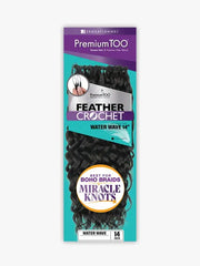 SENSATIONNEL HUMAN HAIR BLEND PREMIUM TOO FEATHER CROCHET WATER WAVE 14"-18"