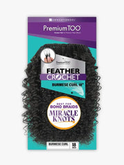 Sensationnel Human Hair Blend Premium Too Feather Crochet Braids - Burmese Curl 14"-18"
