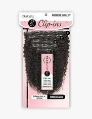 Sensationnel 100% Virgin Remy Hair Pearlish Clip-Ins 9pcs - Burmese Curl 18"