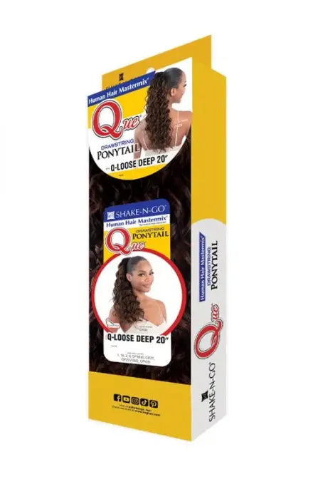 SHAKE N GO QUE DRAWSTRING PONYTAIL Q-LOOSE DEEP 20