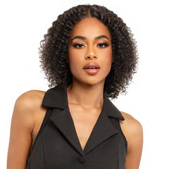 BOBBI BOSS 100% HUMAN HAIR WET & WAVY 13x4 GLUELESS HD LACE WIG MHLF531 RHEA