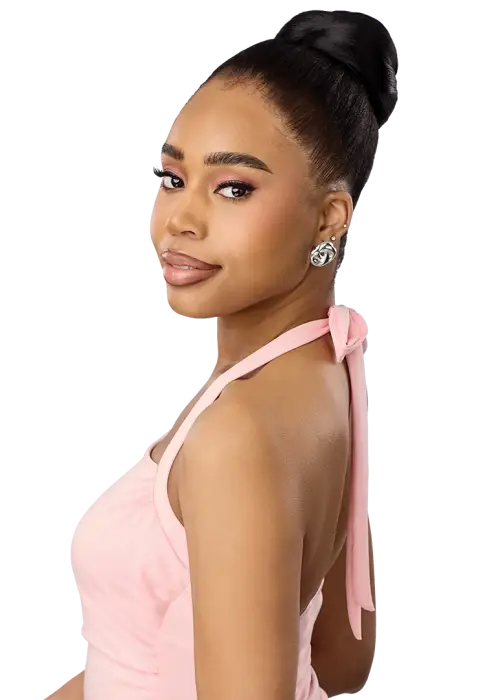 Outre Premium Synthetic Fiber Pretty Quick Bun - Rose Bun