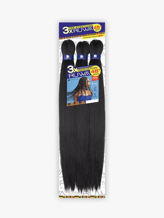 SENSATIONNEL AFRICAN COLLECTION 3X RUWA PRE-LAYERED BRAID 48"
