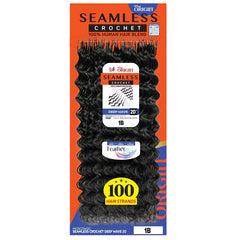 Bobbi Boss 100% Human Hair Blend Miss Origin Seamless Crochet Braids - DEEP WAVE 20"